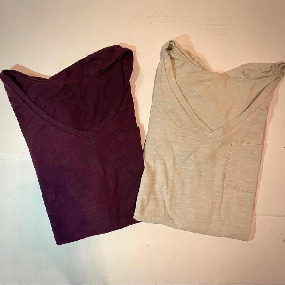 Bundle Purple and Gray Ladies’ T-shirts